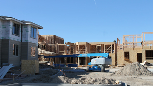 Bonaventure Pueblo - during construction
